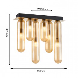 Потолочный светильник 4455-6P