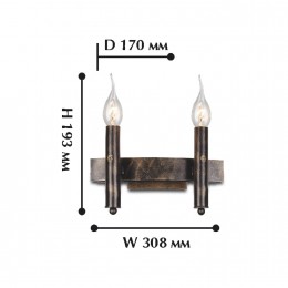 Настенный светильник 1144-2W