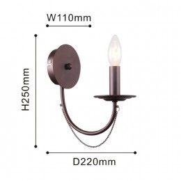 Настенный светильник 2590-1W
