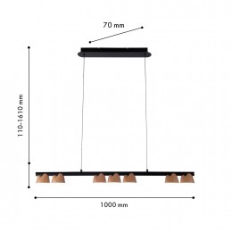 Подвесная люстра 4266-7P