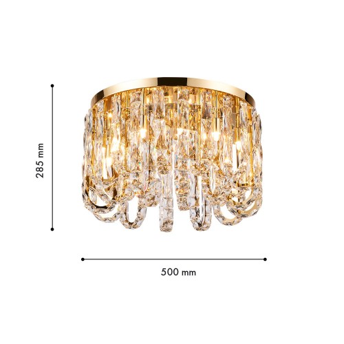 Потолочная люстра 4721-12C