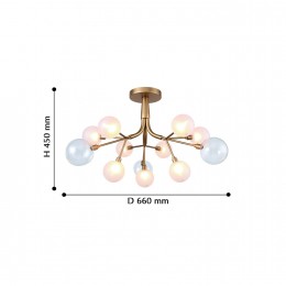 Потолочный светильник 2515-9U