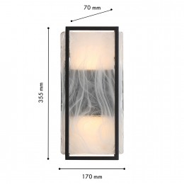 Уличный настенный светильник 4825-2W