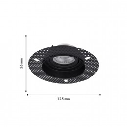 Врезной светильник под штукатурку 4535-1C