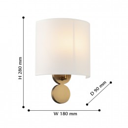 Настенный светильник 2624-1W