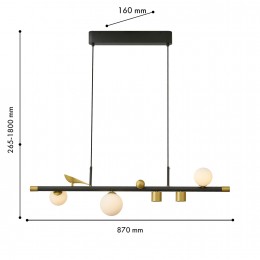 Подвесная люстра 4324-5P