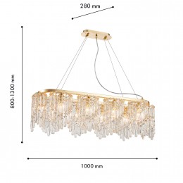 Подвесная люстра 4724-10P