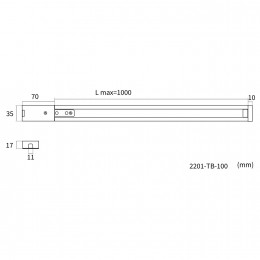 Накладной шинопровод Practica 2201-TB-100
