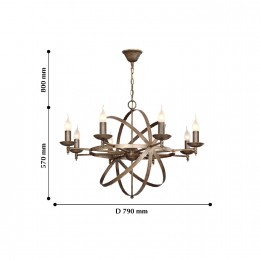 Подвесная люстра 2166-8P