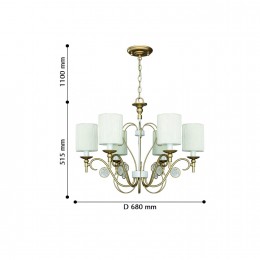 Подвесная люстра 2493-6P