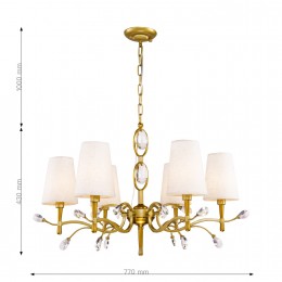 Подвесная люстра 2703-6P