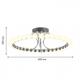 Потолочная люстра 4589-6C