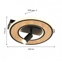 Потолочный светильник 4438-1C