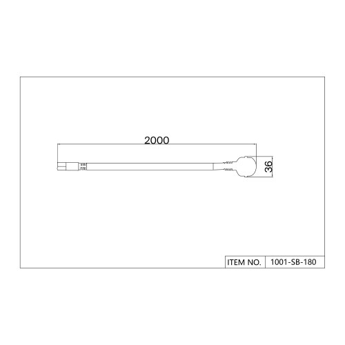 Проводной коннектор Unica 1001-SB-180