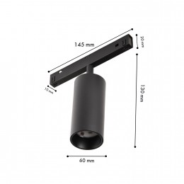 Трековый светильник 4582-1U