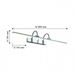 Настенный светильник 2431-3W