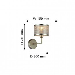 Настенный светильник 2487-1W