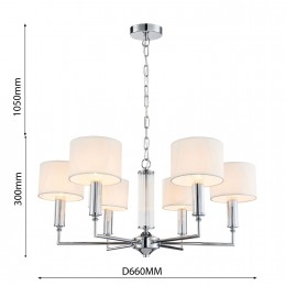 Подвесная люстра 2607-6P