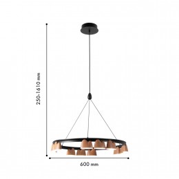 Подвесная люстра 4266-12P