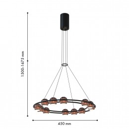 Подвесная люстра 4561-12P
