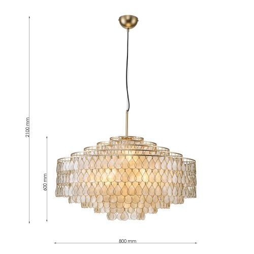 Подвесная люстра 4763-10P