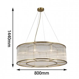 Потолочная люстра 2907-8P