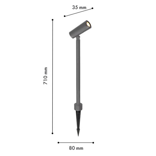 Уличный ландшафтный светильник 4810-1T