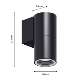 Уличный настенный светильник 4795-1W