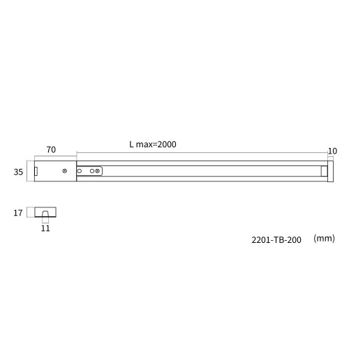 Накладной шинопровод Practica 2201-TB-200