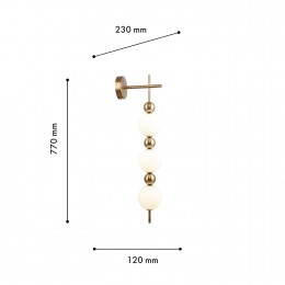 Настенный светильник 4088-3W
