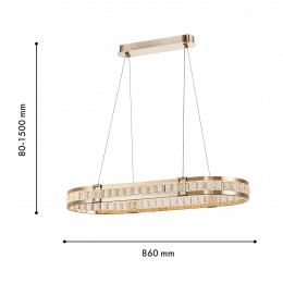 Подвесная люстра 4206-9P