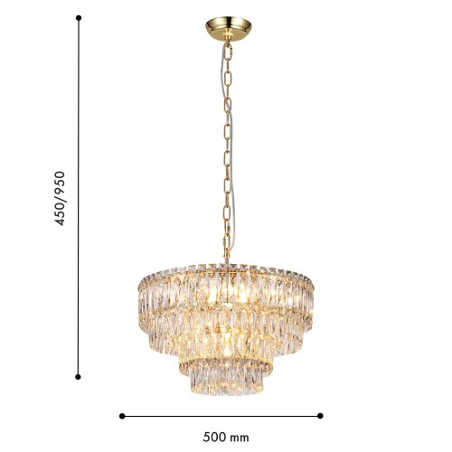 Подвесная люстра 4781-10P