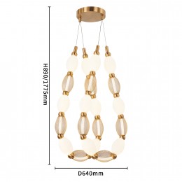 Подвесная/потолочная люстра 4559-2PC