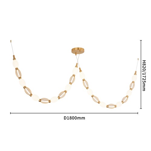 Подвесная/потолочная люстра 4559-2PC