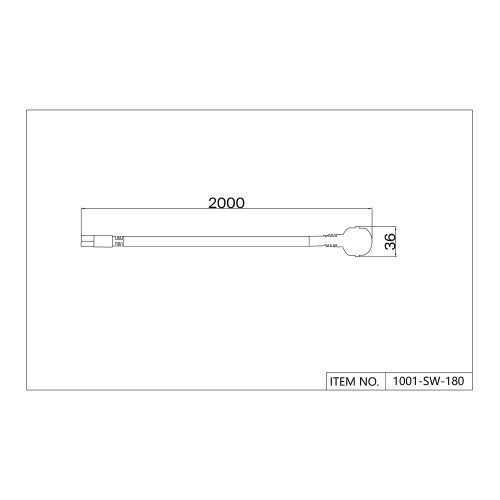 Проводной коннектор Unica 1001-SW-180