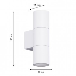 Уличный настенный светильник 4794-2W