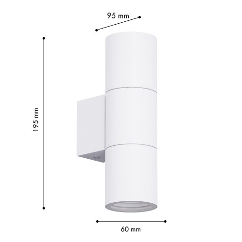 Уличный настенный светильник 4794-2W