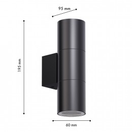 Уличный настенный светильник 4795-2W