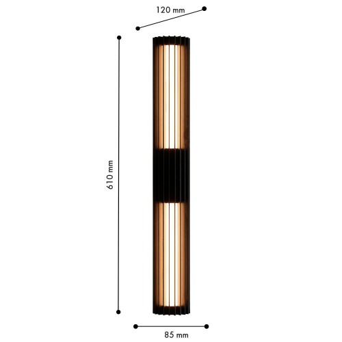 Уличный настенный светильник 4827-2W