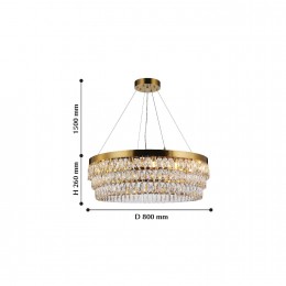 Подвесная люстра 2206-16P