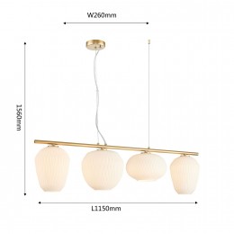 Подвесная люстра 4052-4P