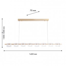 Подвесная люстра 4248-8P