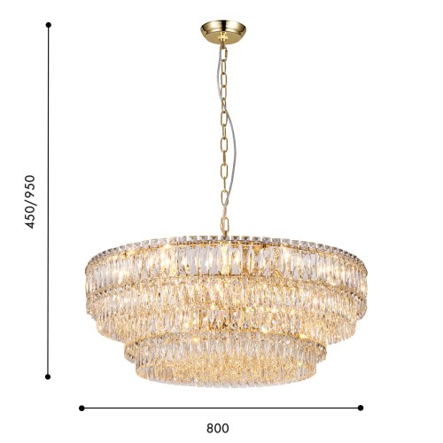 Подвесная люстра 4781-18P