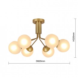 Потолочная люстра 2631-6U