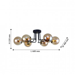 Потолочный светильник 2344-6U