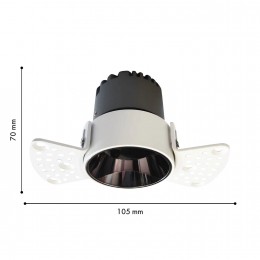 Врезной светильник под штукатурку 4418-1C