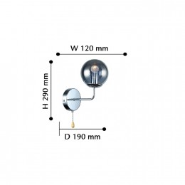 Настенный светильник 2345-1W