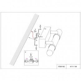 Настенный светильник 4111-1W