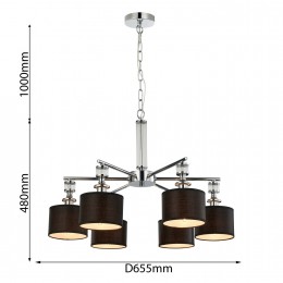 Подвесная люстра 2674-6P