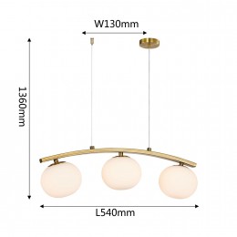 Подвесная люстра 4055-3P